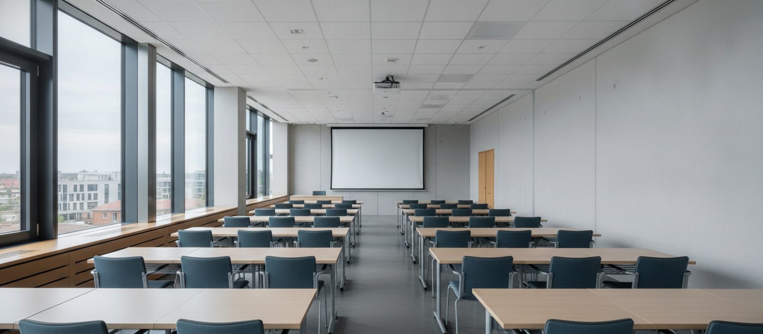 The Maaroc training room before a session
